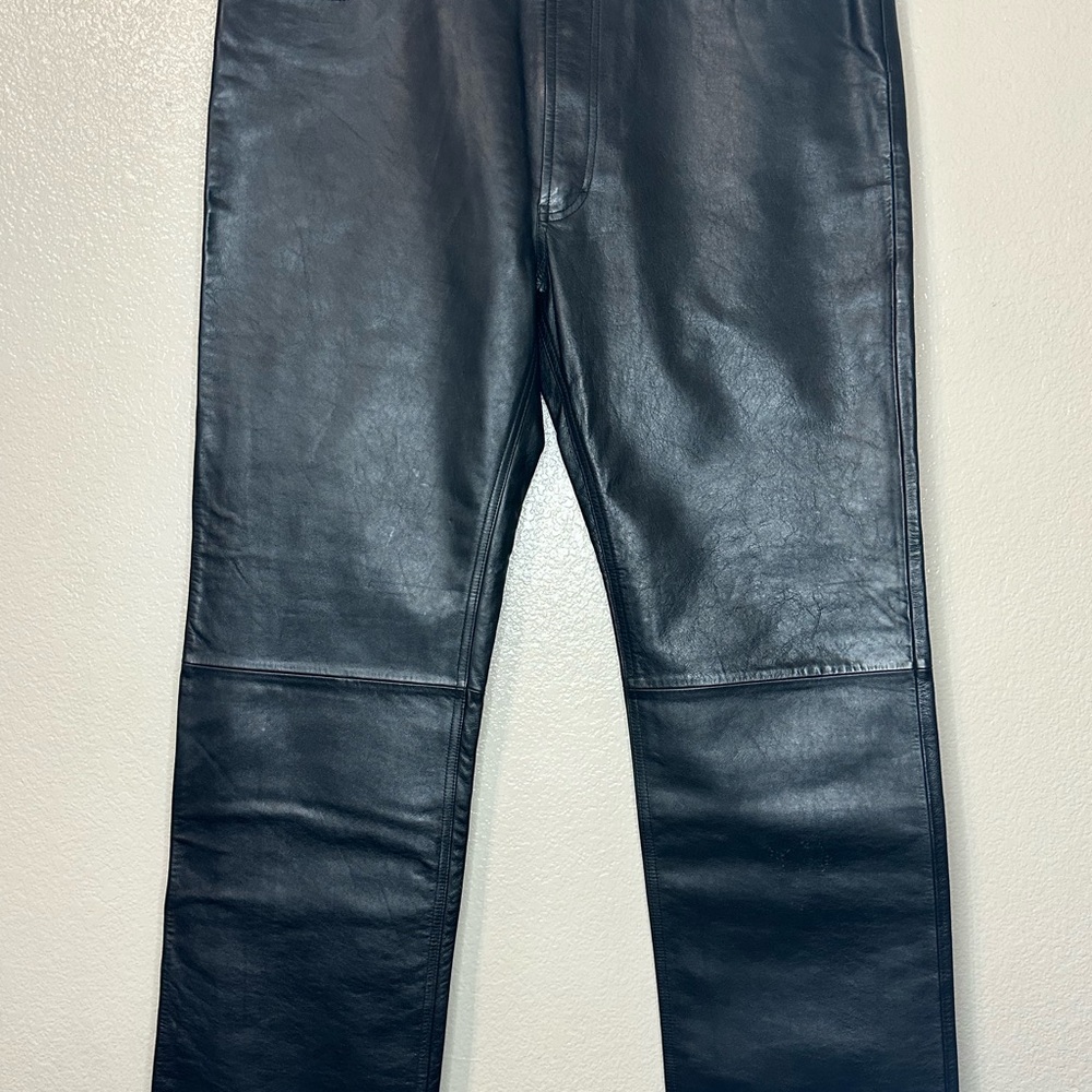GAP BOOT FIT LEATHER PANTS